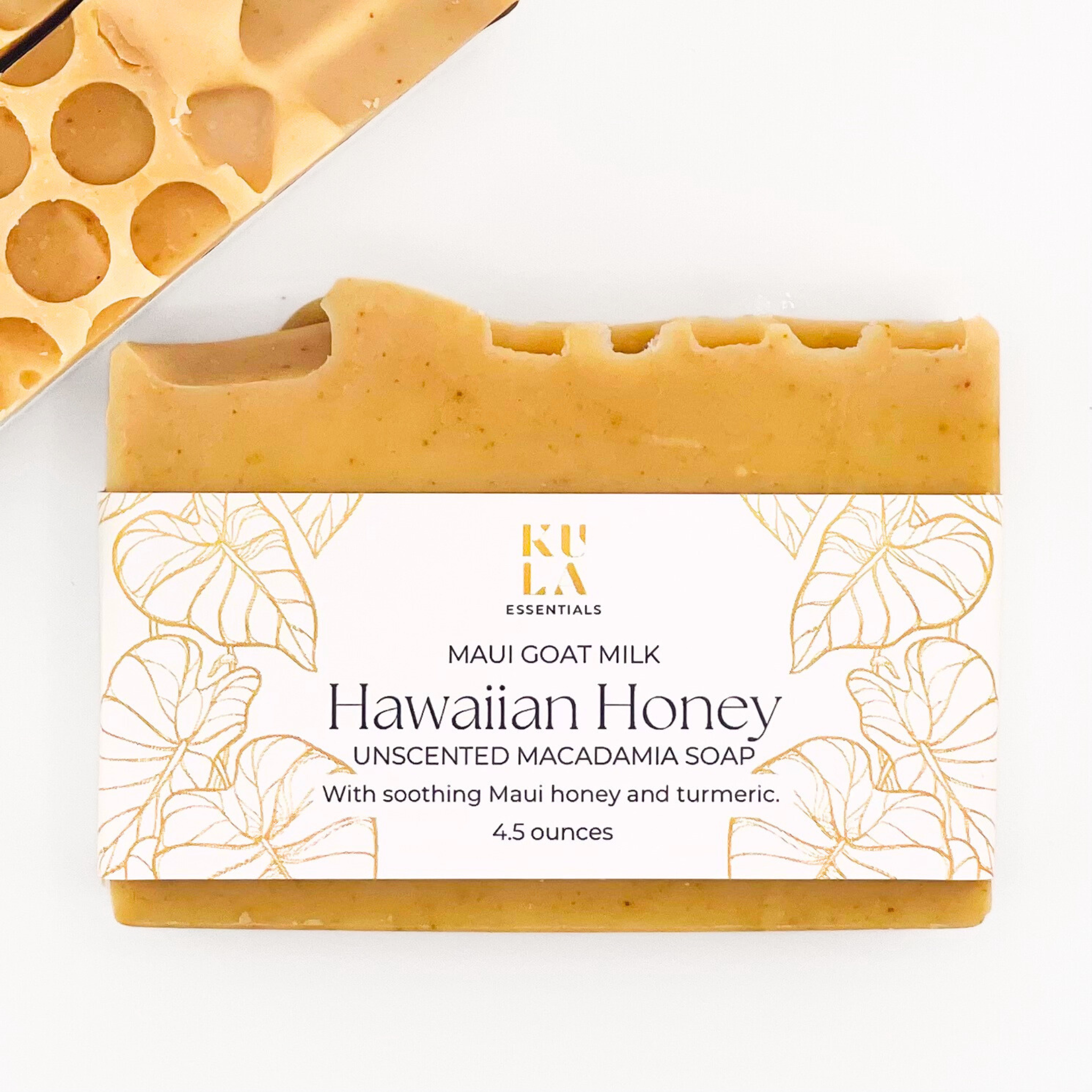 Maui Goat Milk Macadamia Soap - Hawaiian Honey (Unscented)