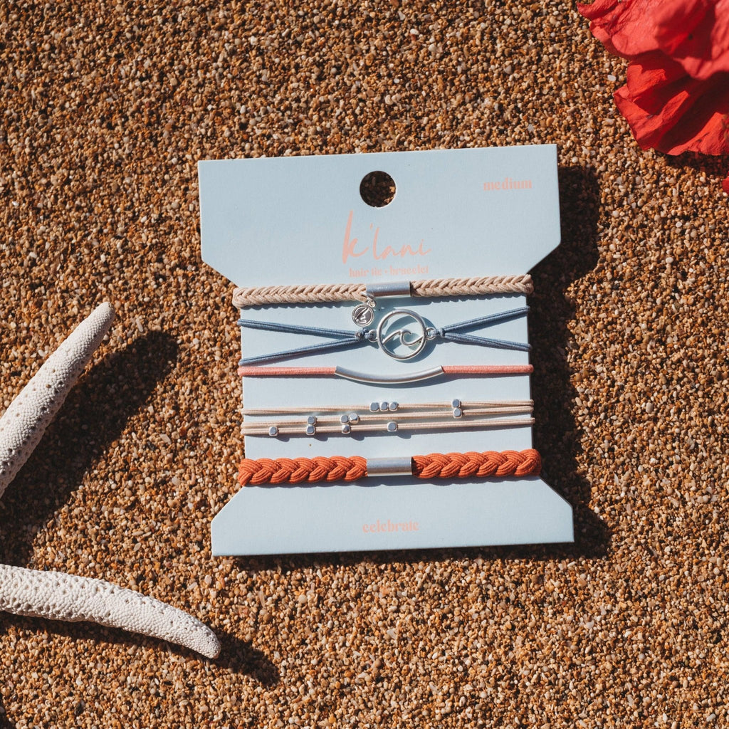 Celebrate Hair Tie Bracelets - Salt & Loom