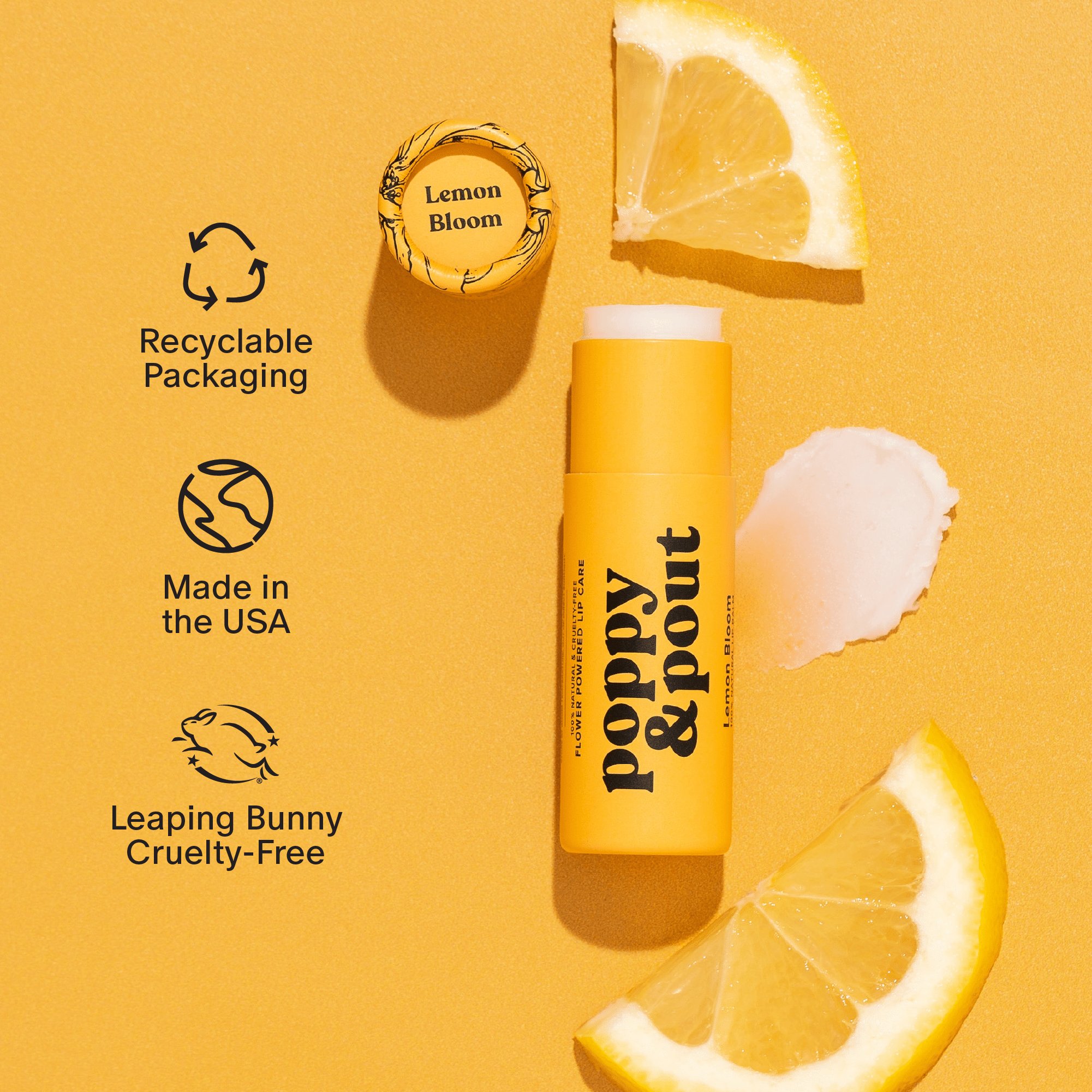Lip Balm, Lemon Bloom - Salt & Loom