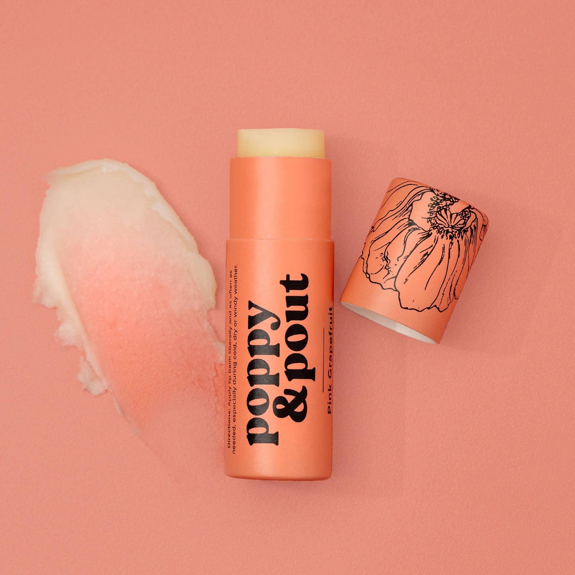 Lip Balm, Pink Grapefruit - Salt & Loom