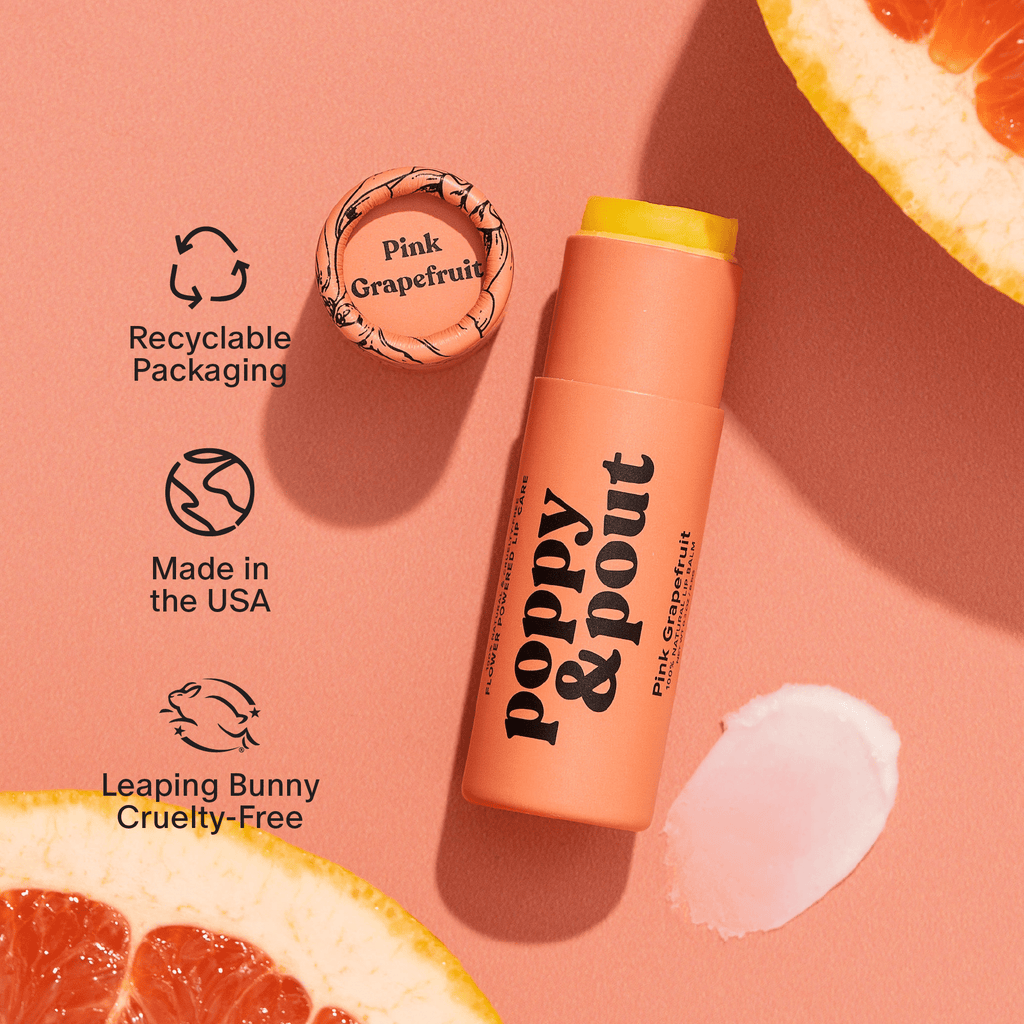 Lip Balm, Pink Grapefruit - Salt & Loom