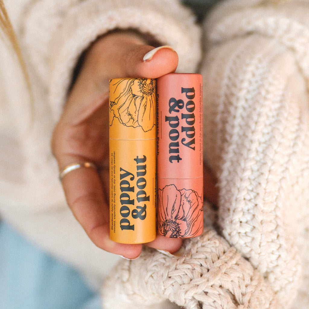 Lip Balm, Pomegranate Peach - Salt & Loom