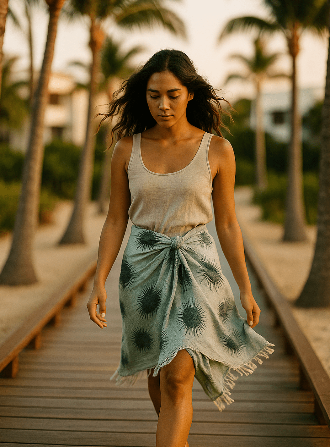 Sea Urchin Turkish Fouta – Sea Green - Salt & Loom