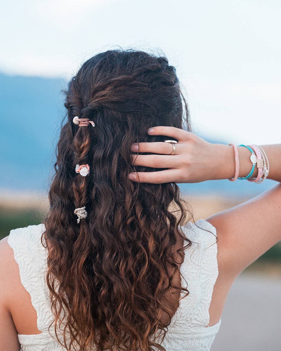 Shimmer Hair Tie Bracelets - Salt & Loom